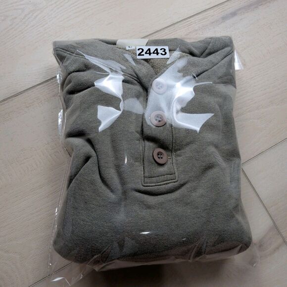 VTG United Colors of Benetton 1/4 Button Sweater Mens 3XL Blue Family Italy Made - Picture 10 of 11